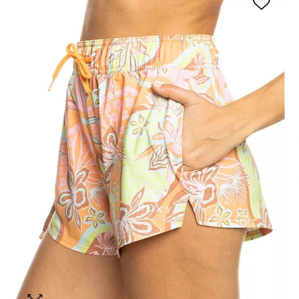 Nwt Roxy junior’s new fashion Tie- waist board shorts size x small - Picture 5 of 8